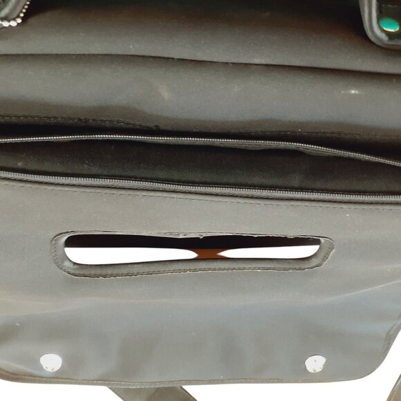 Nine West Men's Messenger Cross Body Shoulder Bag Black Adjustable Strap Large - Picture 4 of 4